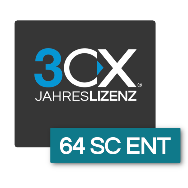 64 SC ENTERPRISE 3CX-Jahreslizenz