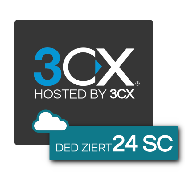24 SC 3CX-Hosting-Paket - 1 Jahr
