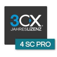 4 SC PRO 3CX-Jahreslizenz nur die Lizenz, ohne Hosting