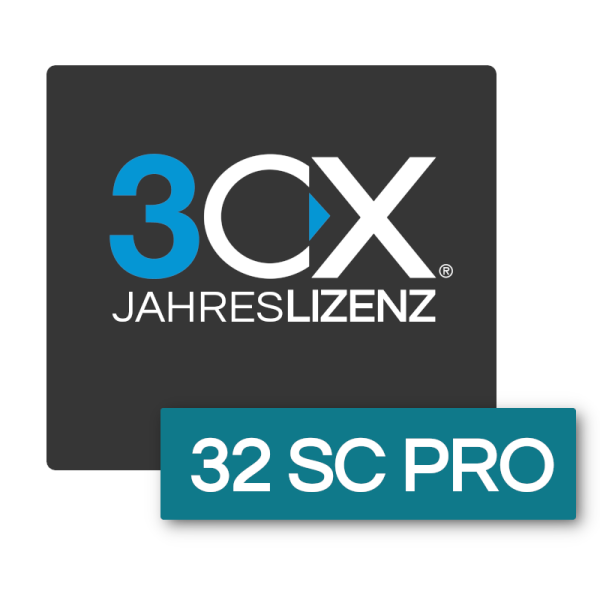 32 SC PRO 3CX-Jahreslizenz